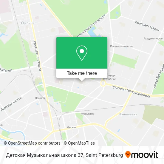 Детская Музыкальная школа 37 map