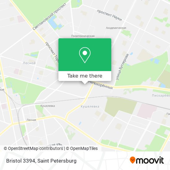 Bristol 3394 map