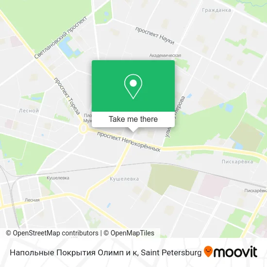 Напольные Покрытия Олимп и к map