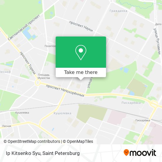 Ip Kitsenko Syu map