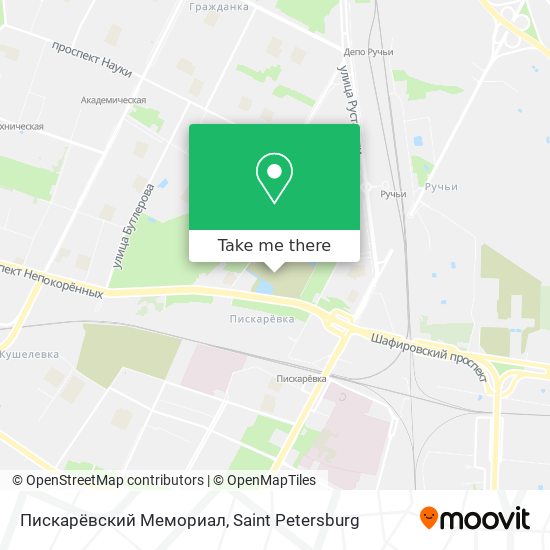 Пискарёвский Мемориал map