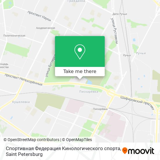 Спортивная Федерация Кинологического спорта map