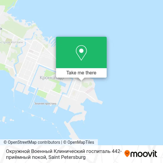 Окружной Военный Клинический госпиталь 442-приёмный покой map