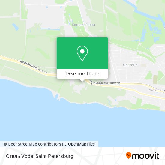 Отель Voda map