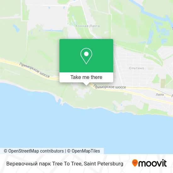 Веревочный парк Tree To Tree map