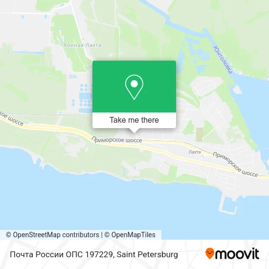 Почта России ОПС 197229 map