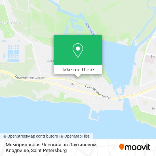 Мемориальная Часовня на Лахтинском Кладбище map