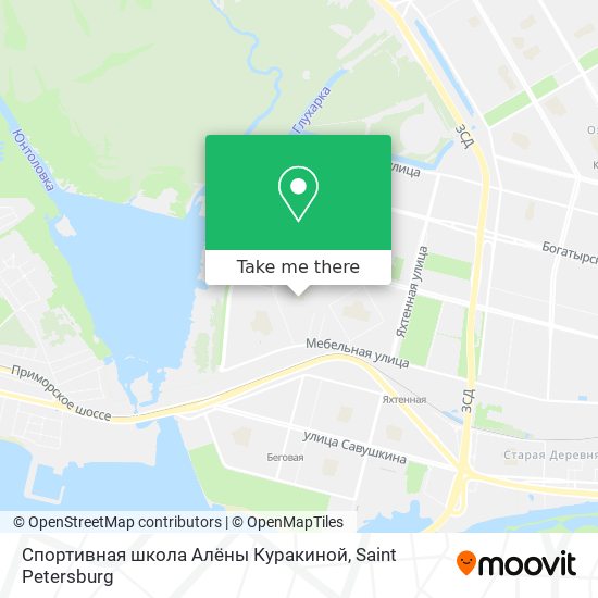 Спортивная школа Алёны Куракиной map
