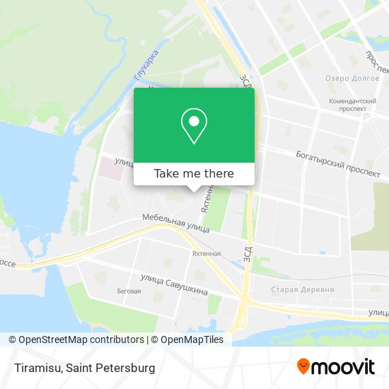 Tiramisu map