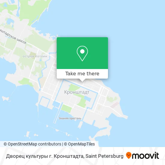Дворец культуры г. Кронштадта map