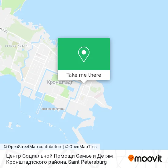 Центр Социальной Помощи Семье и Детям Кронштадтского района map