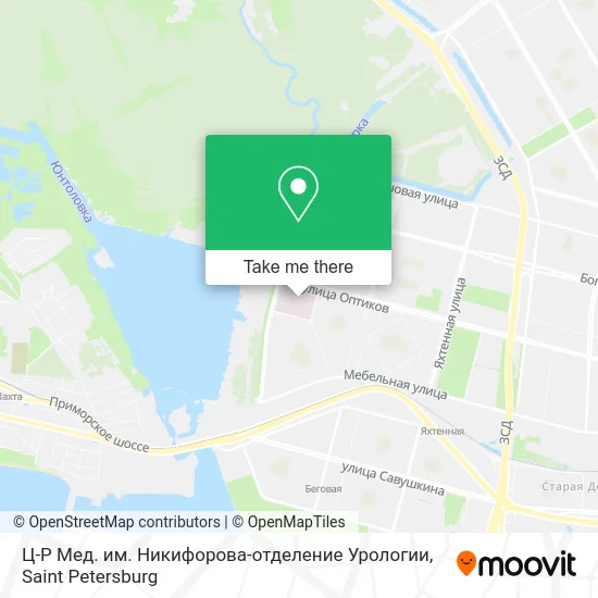 Ц-Р Мед. им. Никифорова-отделение Урологии map