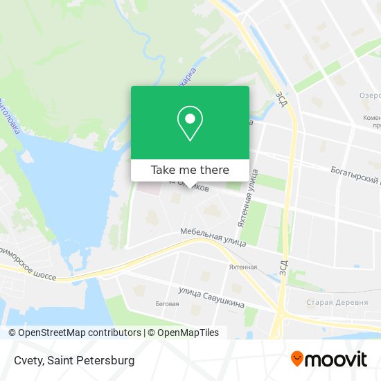 Cvety map