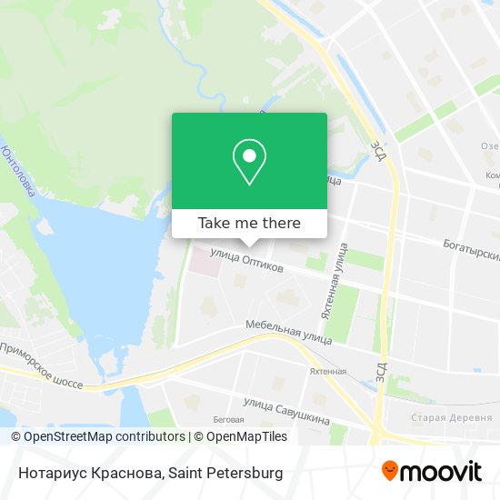 Нотариус Краснова map