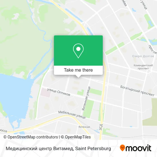Медицинский центр Витамед map