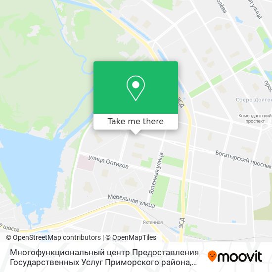 Многофункциональный центр Предоставления Государственных Услуг Приморского района map
