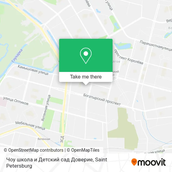 Чоу школа и Детский сад Доверие map