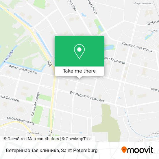 Ветеринарная клиника map