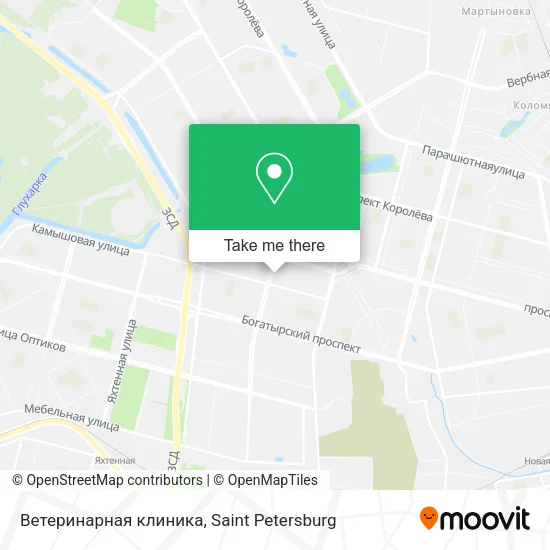 Ветеринарная клиника map