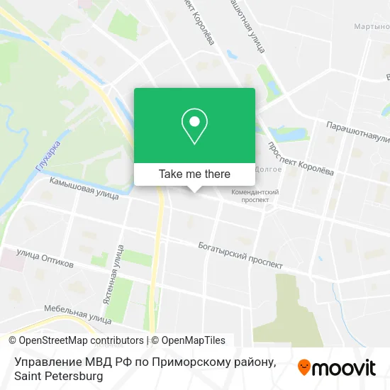 Управление МВД РФ по Приморскому району map
