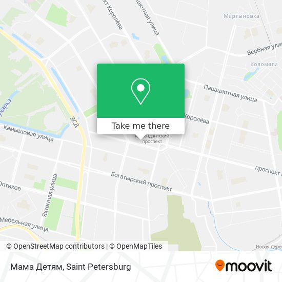 Мама Детям map