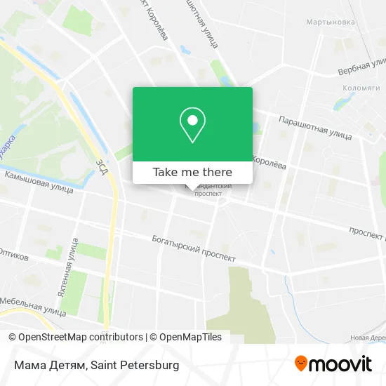 Мама Детям map