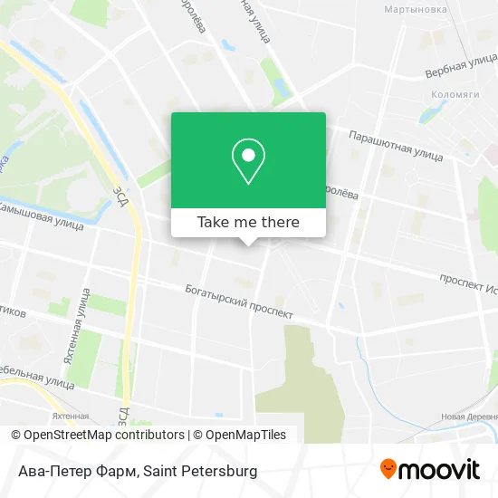 Ава-Петер Фарм map