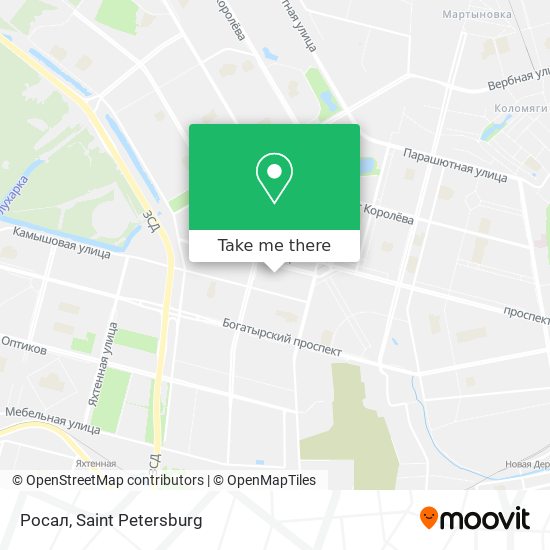 Росал map
