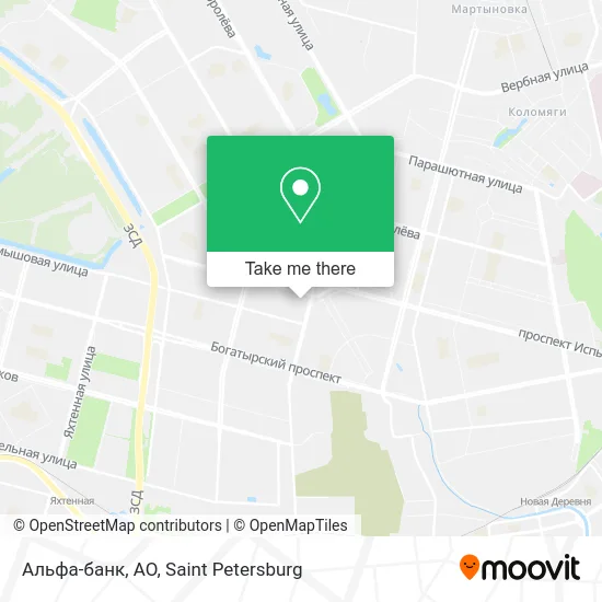 Альфа-банк, АО map