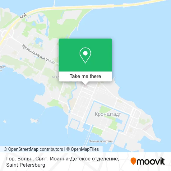 Гор. Больн. Свят. Иоанна-Детское отделение map