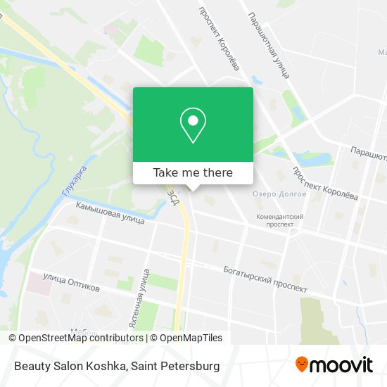 Beauty Salon Koshka map