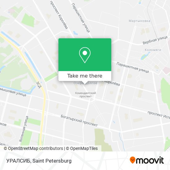 УРАЛСИБ map