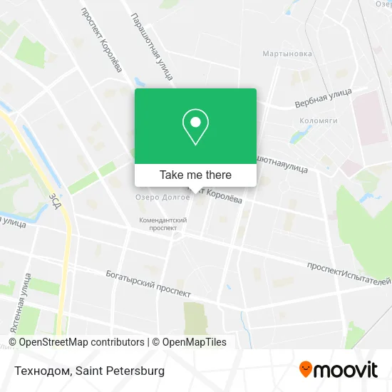 Технодом map
