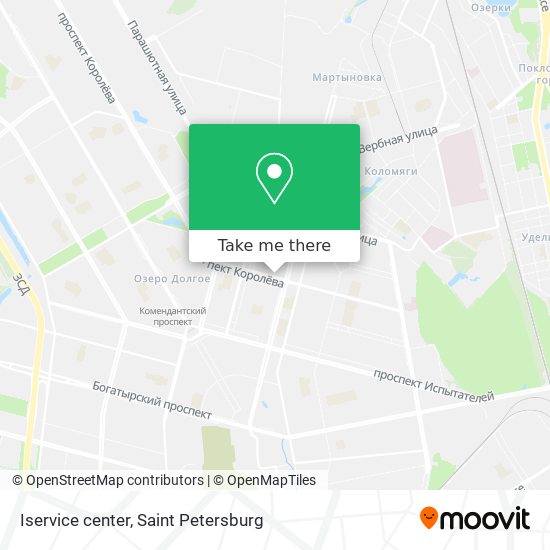 Iservice center map