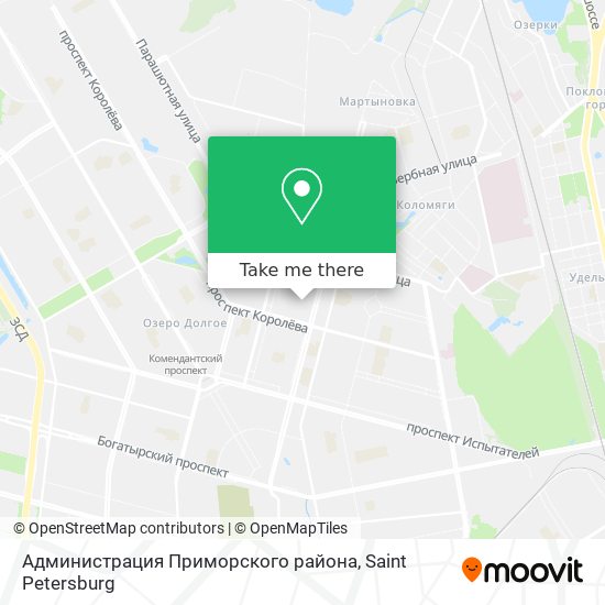 Администрация Приморского района map