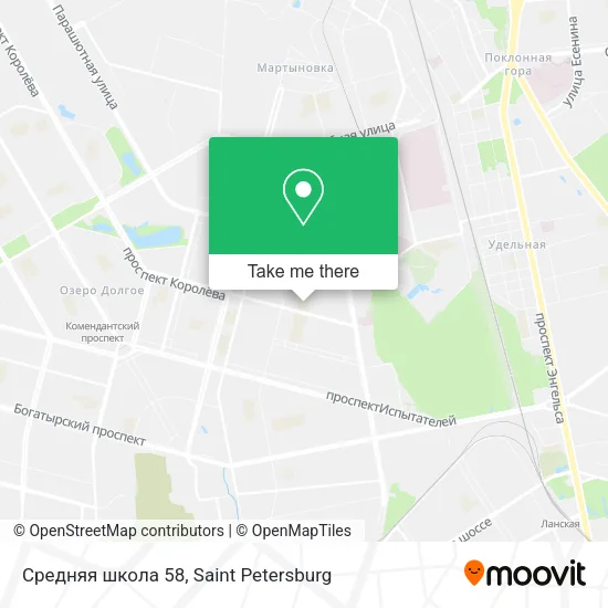 Средняя школа 58 map
