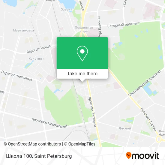 Школа 100 map