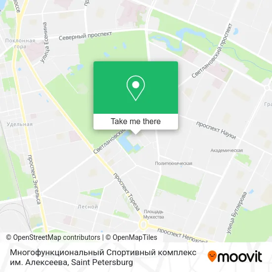 Многофункциональный Спортивный комплекс им. Алексеева map
