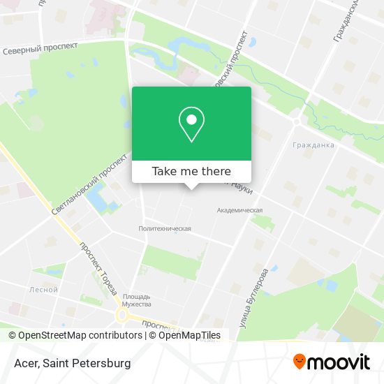 Acer map