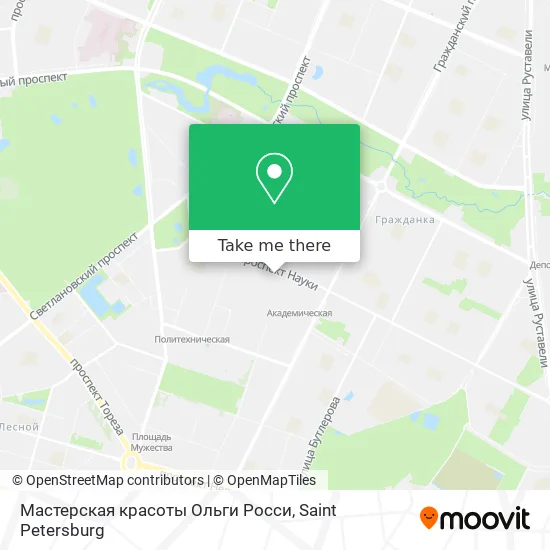 Мастерская красоты Ольги Росси map