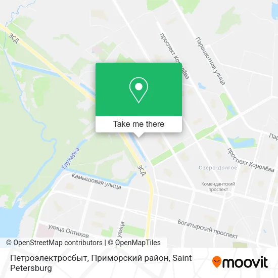 Петроэлектросбыт, Приморский район map