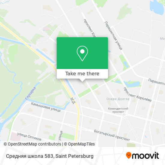 Средняя школа 583 map