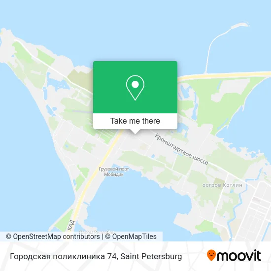 Городская поликлиника 74 map