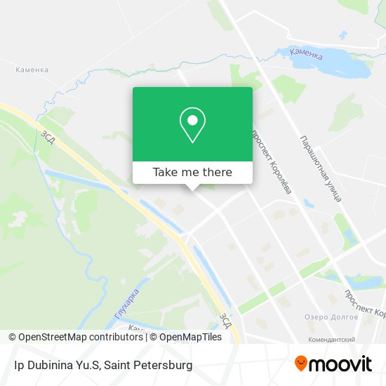 Ip Dubinina Yu.S map