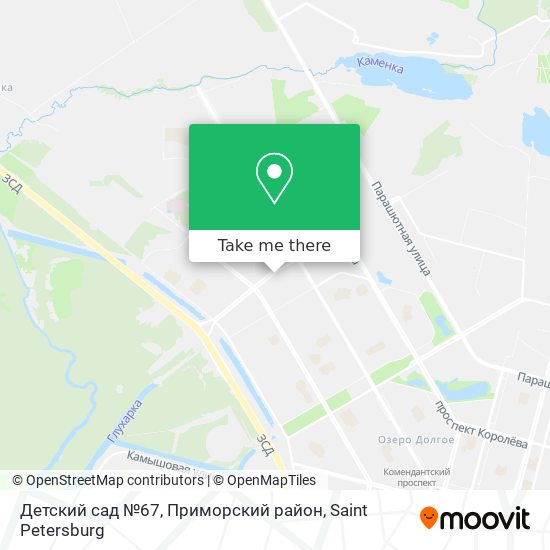 Детский сад №67, Приморский район map