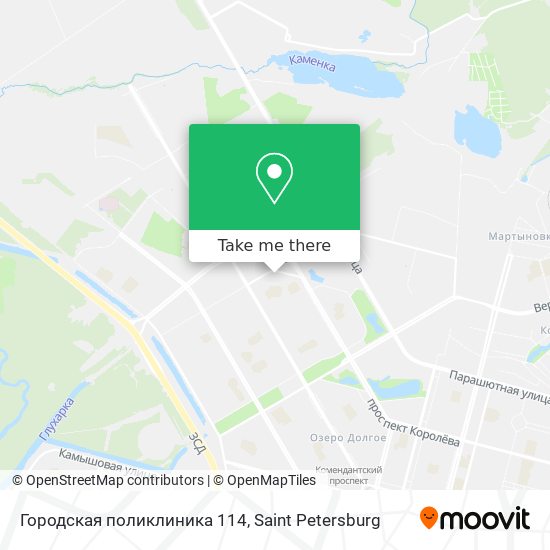 Городская поликлиника 114 map