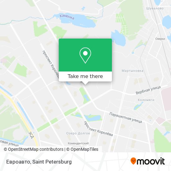 Евроавто map