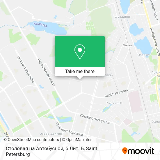 Столовая на Автобусной, 5 Лит. Б map