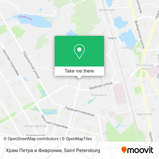 Храм Петра и Февронии map