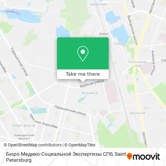 Бюро Медико-Социальной Экспертизы СПб map